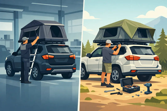 Mobile Fitting vs DIY Roof Tent