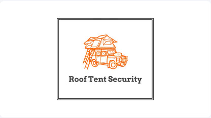 8 x M8 Roof Tent Anti-Theft High Security Lock Nut Set + Security Alarm Bundle