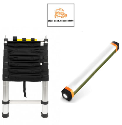 Designed to Fit Tentbox Roof Tent / OEX Vertex Lite 130 Ladder Steps Attachment Upgrade (Dog and Sensory Friendly)