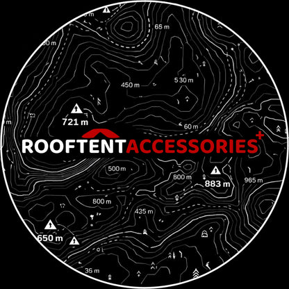 Roof Tent Accessories - Adjustable Pitch Lap Table With Cup Holder - Perfect For Watching Movies + Morning Coffee